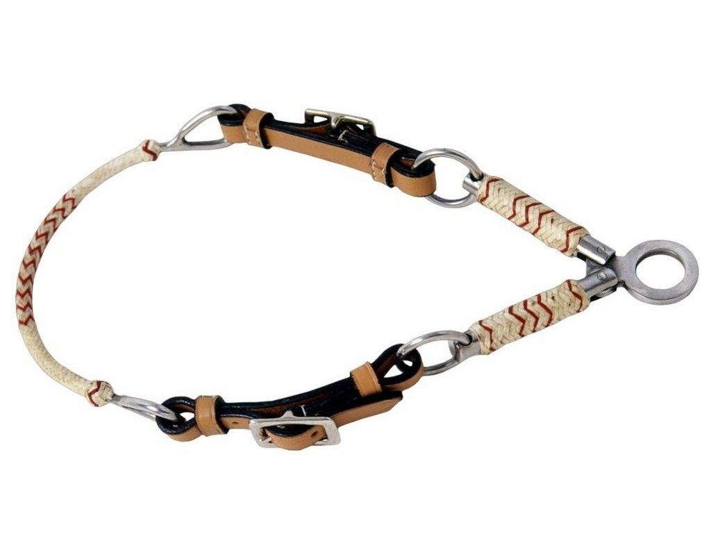 Tough 1 Bosal Royal King Braided Rawhide Scissors Tan 40-700