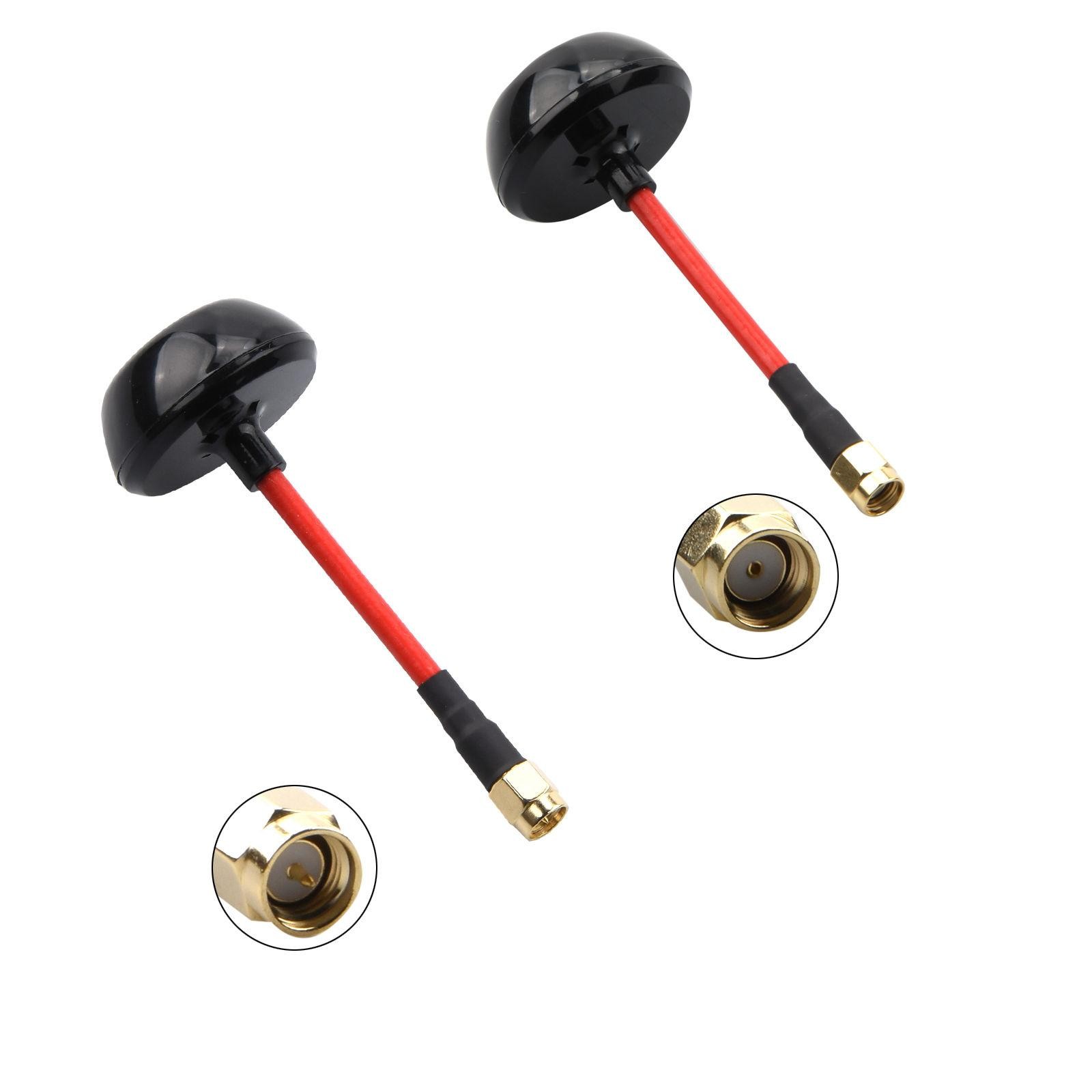 82mm 5.8GHz Circular Polarized SpiroNet FPV Antenna RP-SMA / SMA Antenna Cable