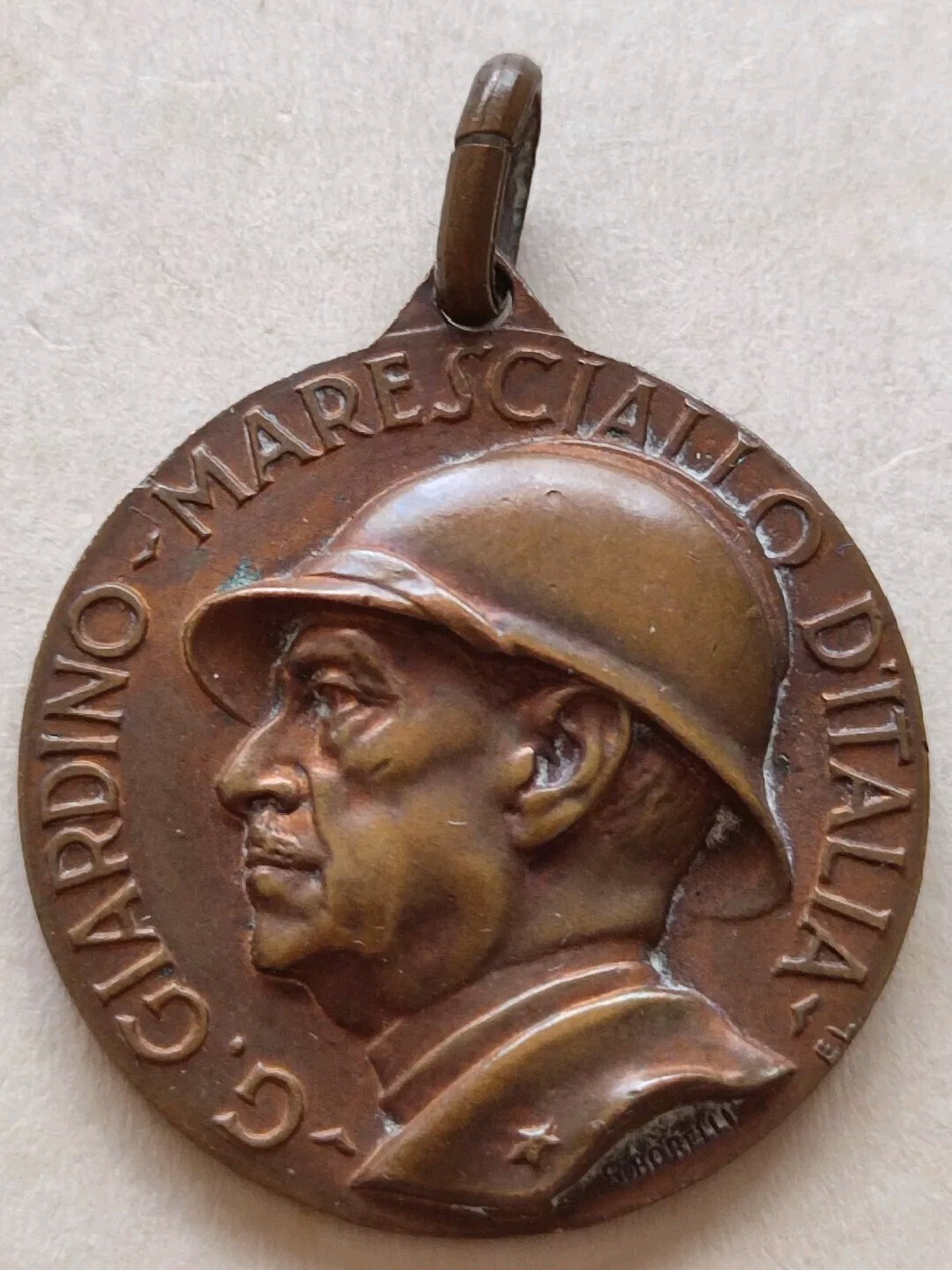 GENERAL MEDAL GARDEN MARSHAL OF ITALY BASSANO DEL GRAPPA TURIN MEDAL