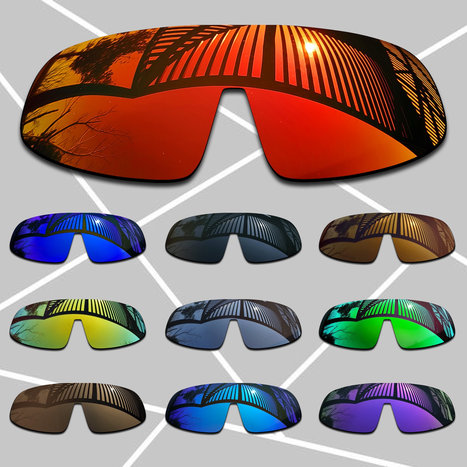 TRUE POLARIZED Replacement Lenses for Oakley RSLV OO9484D Sunglasses Multicolors