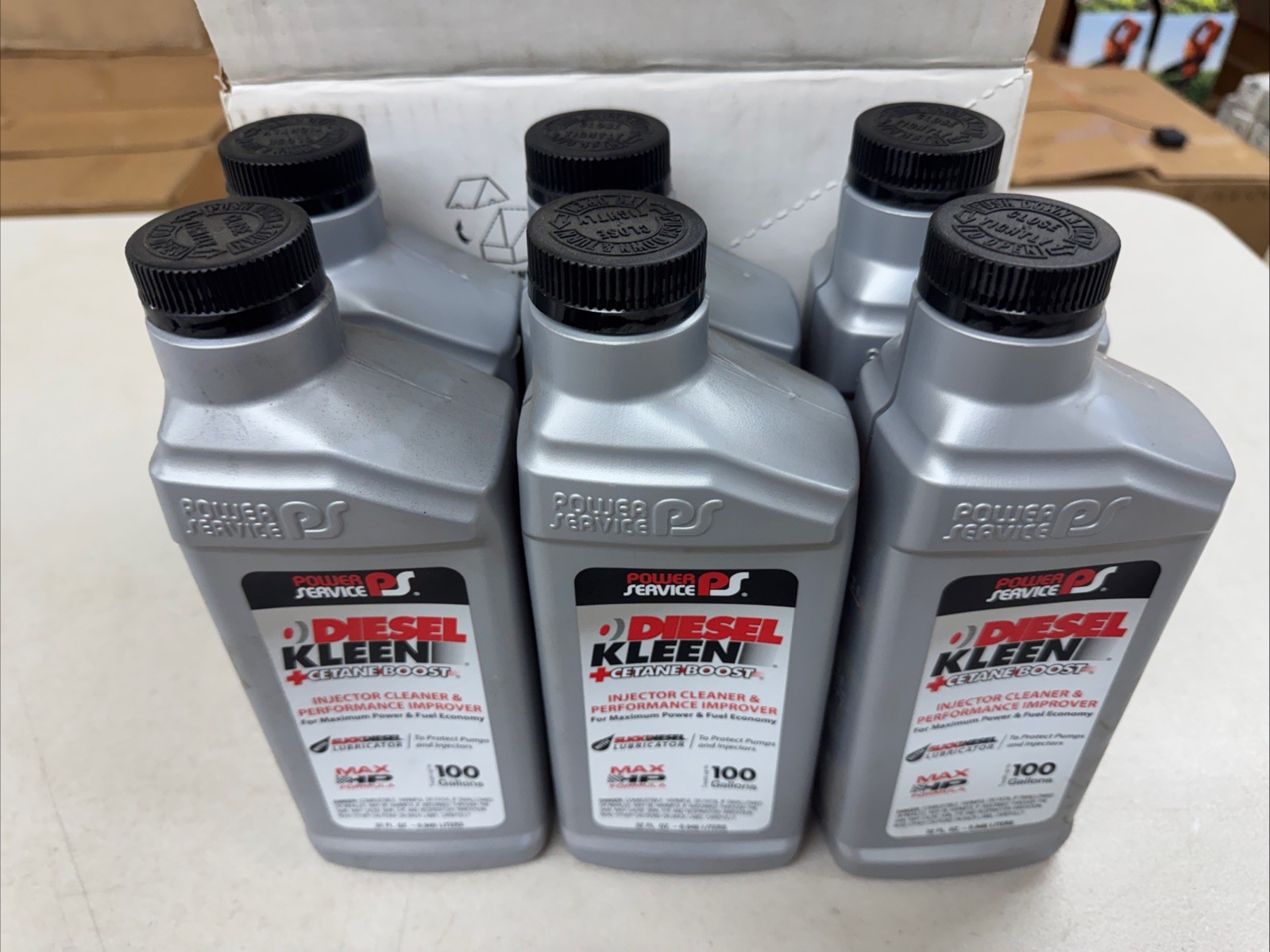 Power Service Diesel Kleen + Cetane Boost 32oz (Part #3025)- 12 Pack
