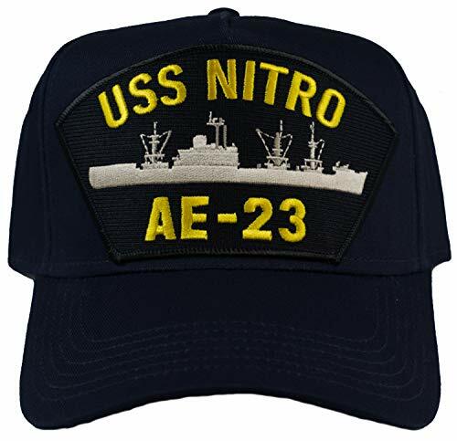 USS Nitro AE-23 Ship HAT - Navy Blue - Veteran Owned Business