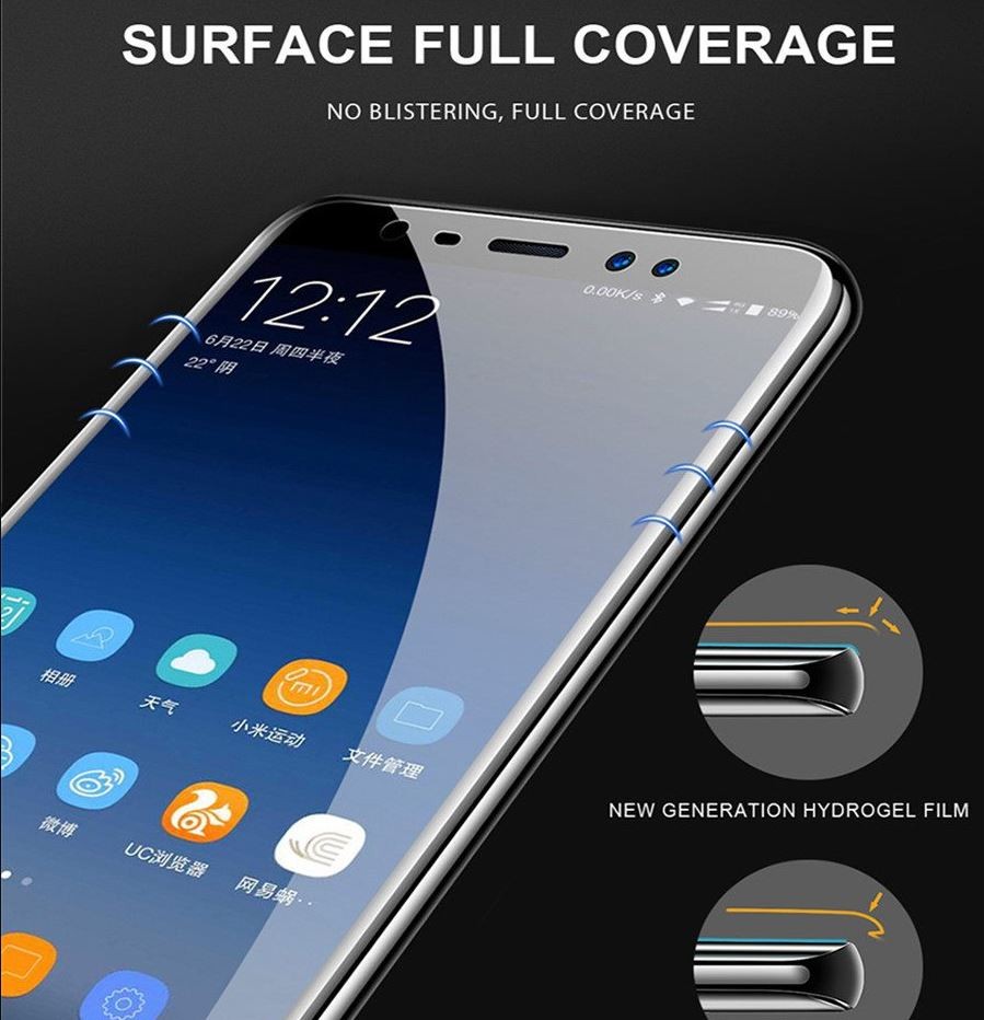 2Pack HYDROGEL Screen Protector Samsung Galaxy S21 S20 Fe S10 S9 S8 Plus S 22