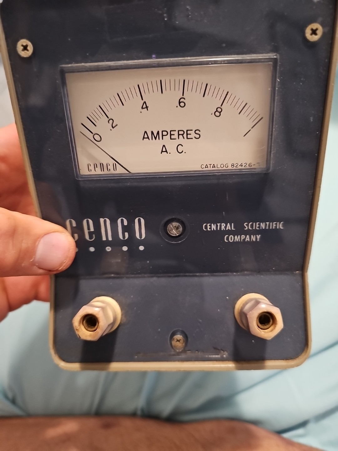 Cenco Central Scientific AC Ampere Meter 0-1