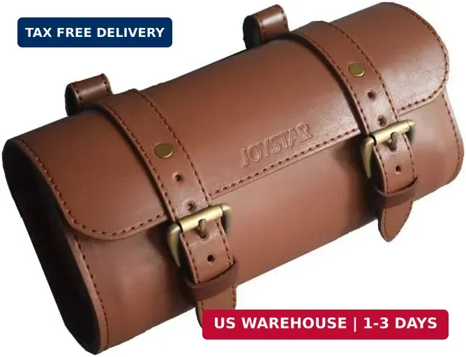 Bicycle Bags Handlebar Under Seat Retro Classical Mountain MTB Road Bike Leather