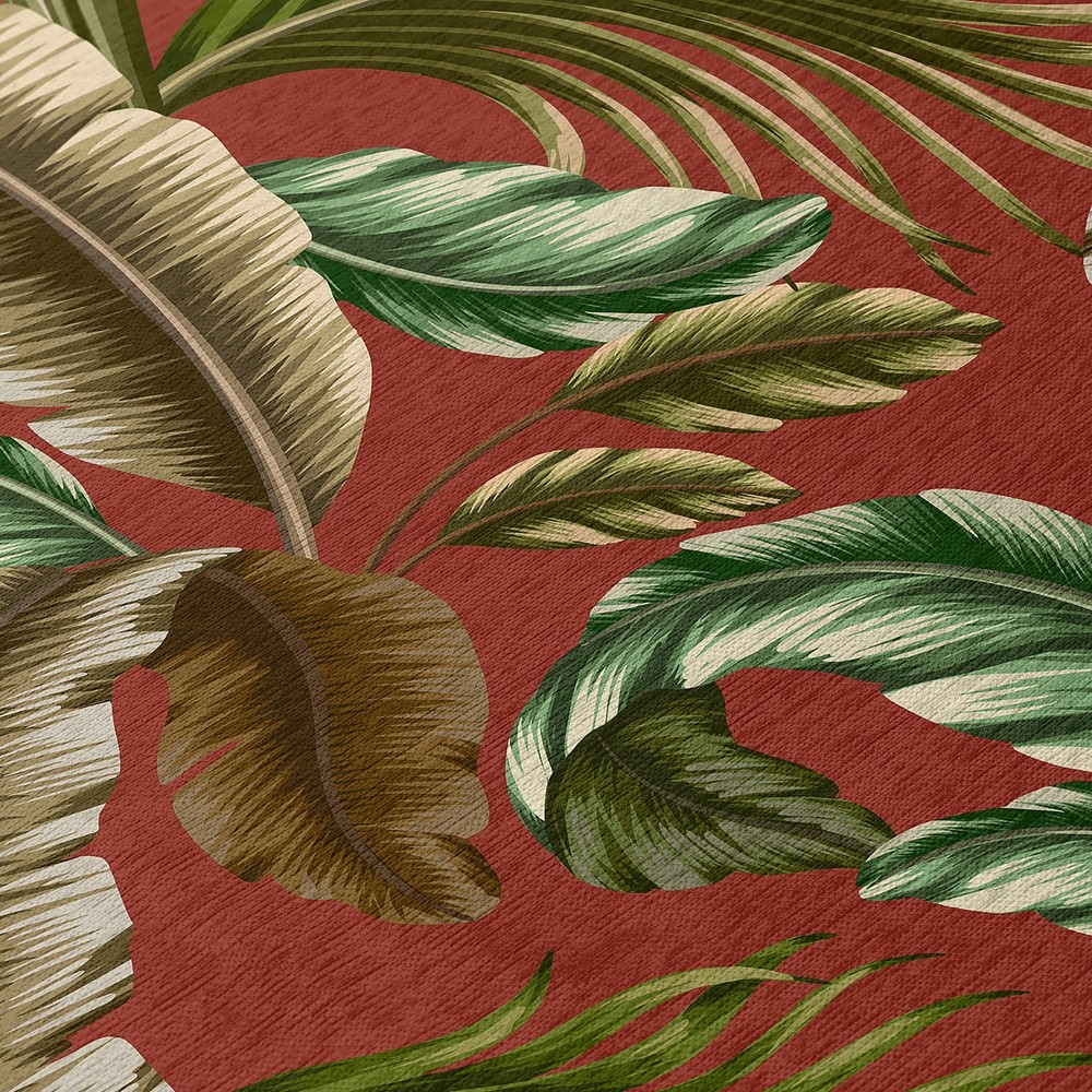 Dalyn Tropics Floral Area Rug Polyester Abstract TC1 Red Carpet Indoor/Outdoor