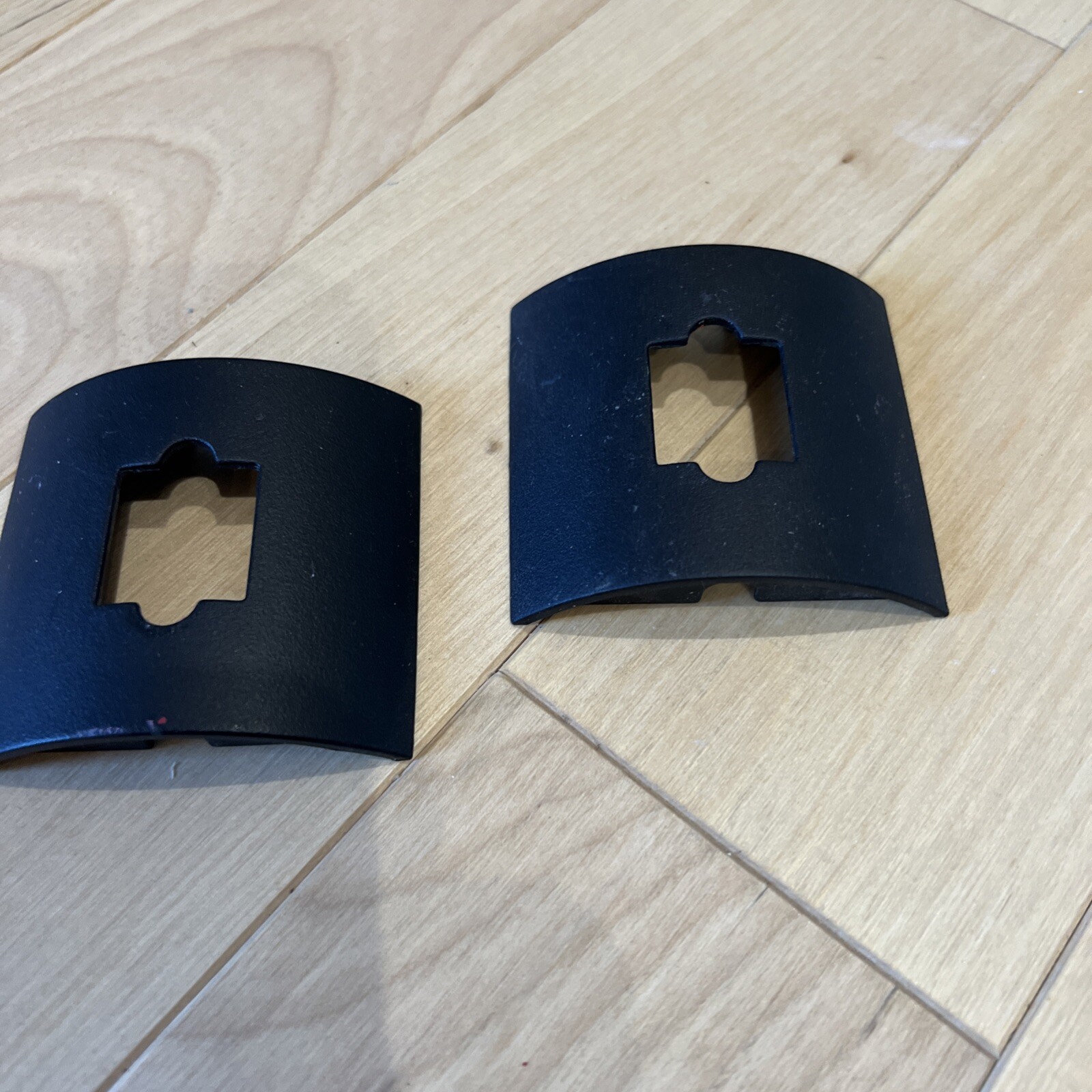 Two (2) Bose wall bracket cover plates BLACK (used)