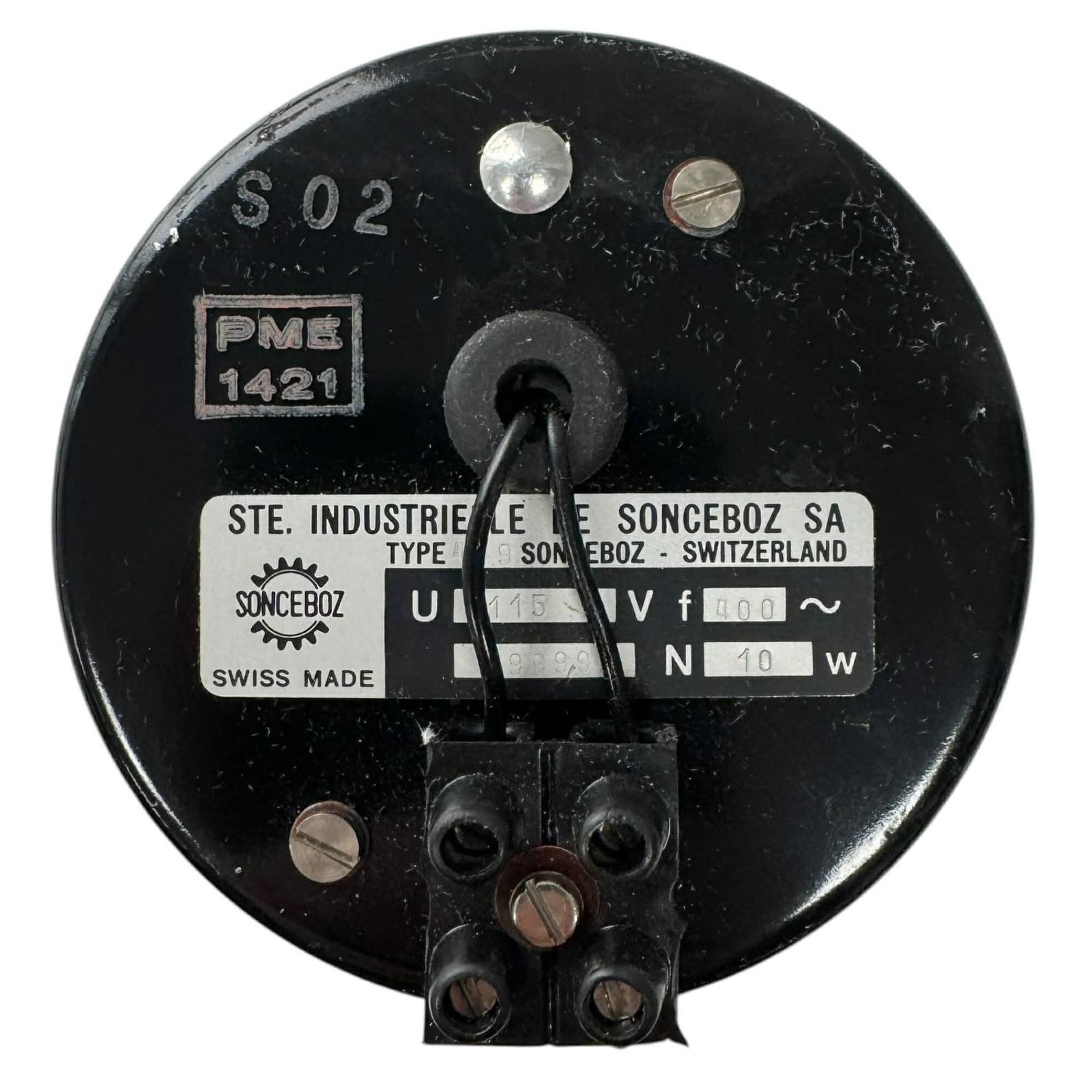 489 Sonceboz Panel Meter 115Vac 400Hz 10W