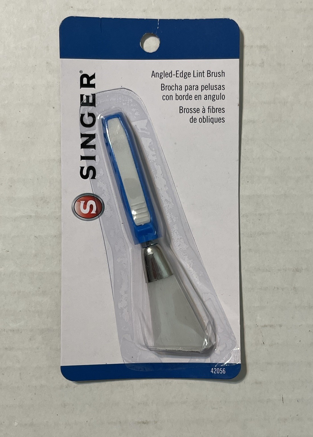 Singer 42056 Nylon Angled-Edge Lint Brush NEW