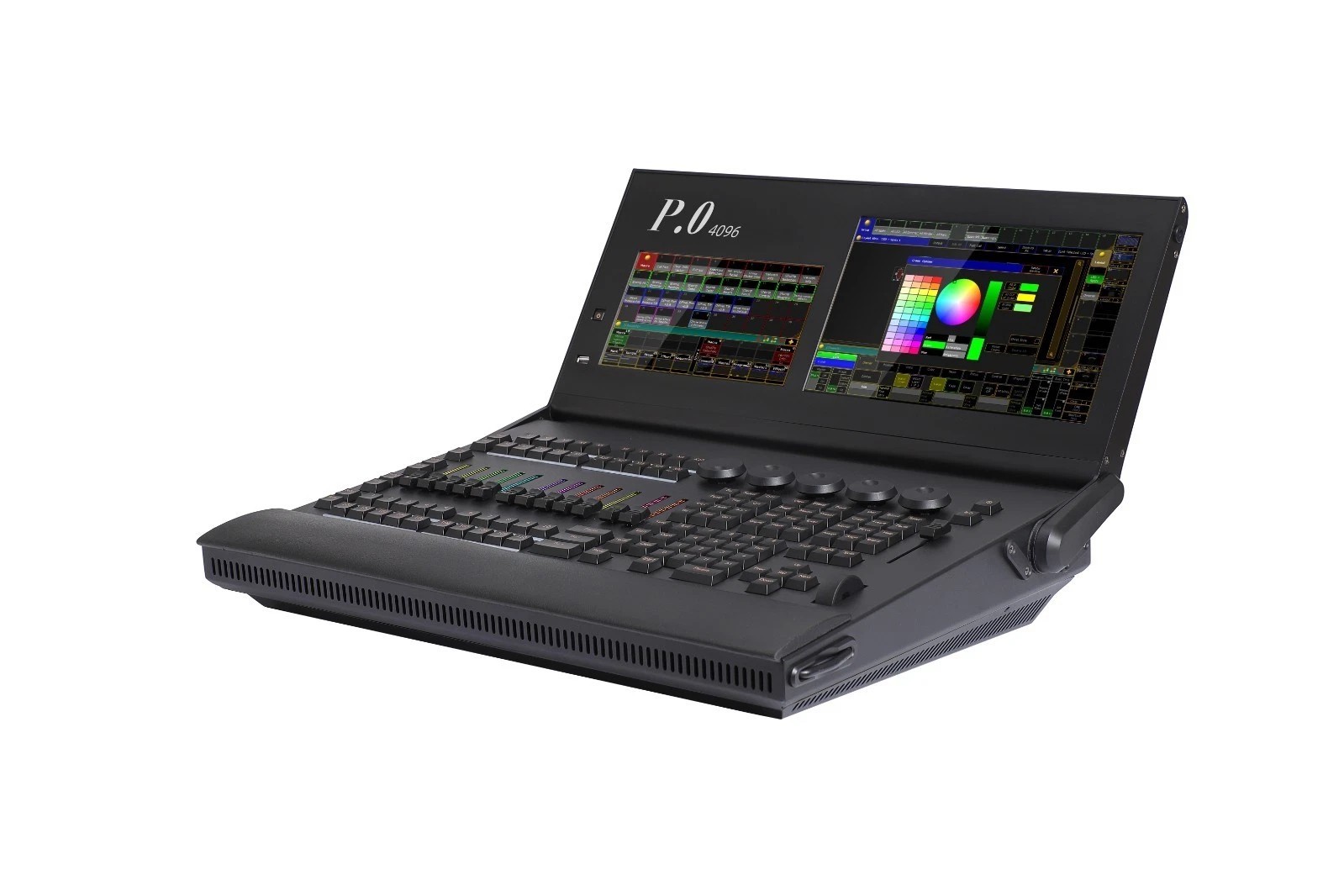 Motorized 4096CH dmx512 light System Controller Ma2linux console+ led fader+case