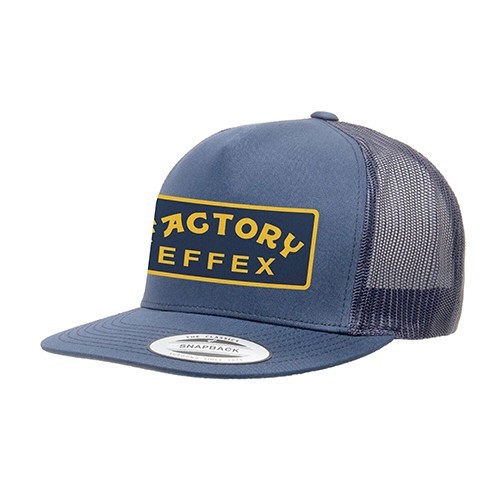 NEW FACTORY EFFEX FX SMOKIN SNAPBACK HAT /NAVY OS CAMEL YAMAHA VINTAGE
