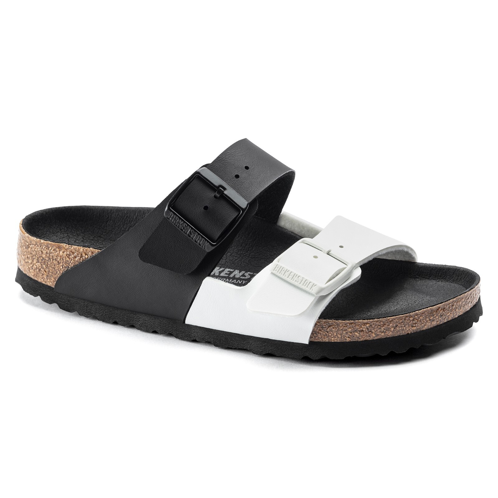 Birkenstock Birko Flor ARIZONA SPLIT Black/White BNIB 1019703