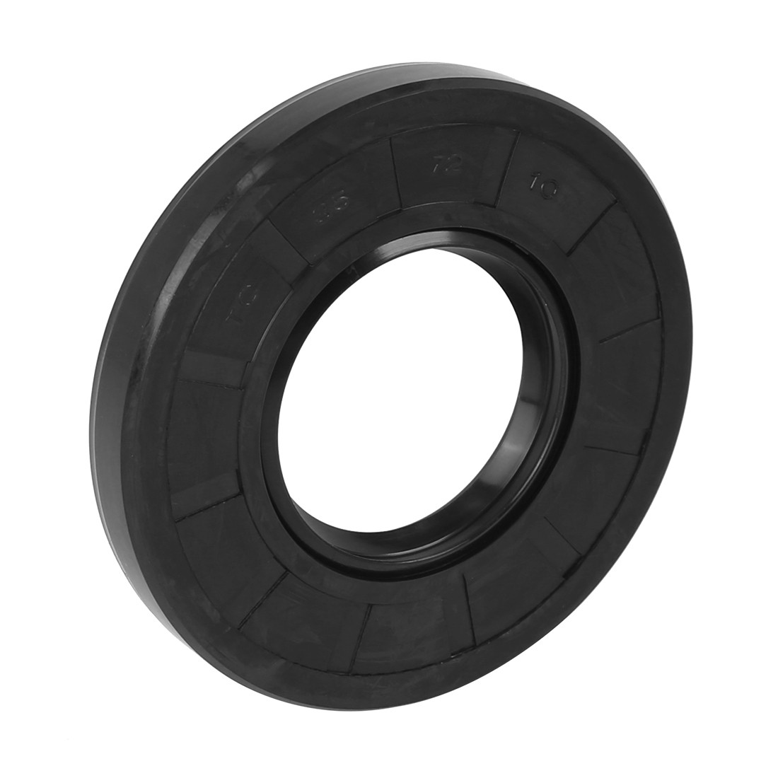 35mm x 72mm x 10mm Black Rubber Cover Double Lip TC Oil Shaft Seal