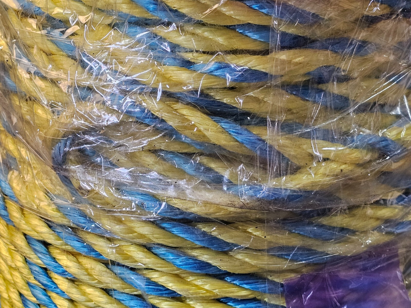 Ideal 1/2" Diameter X 600 Ft Long Pro-Pull Polypropylene Rope Blue/Yellow 31-850