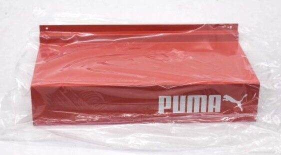 One Panel Red Puma Slat Wall Store Shoe Display Metal Shelf 11" x 5-7/8"