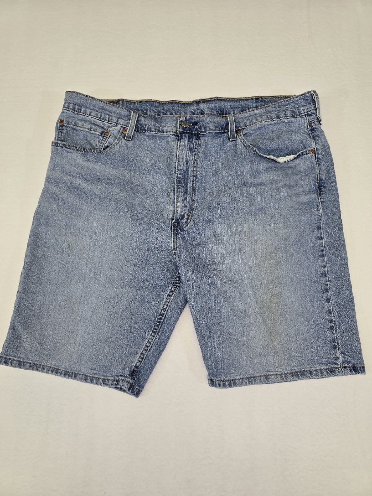 Levis Shorts Mens 40 Blue Denim 405 Standard Straight zip fly