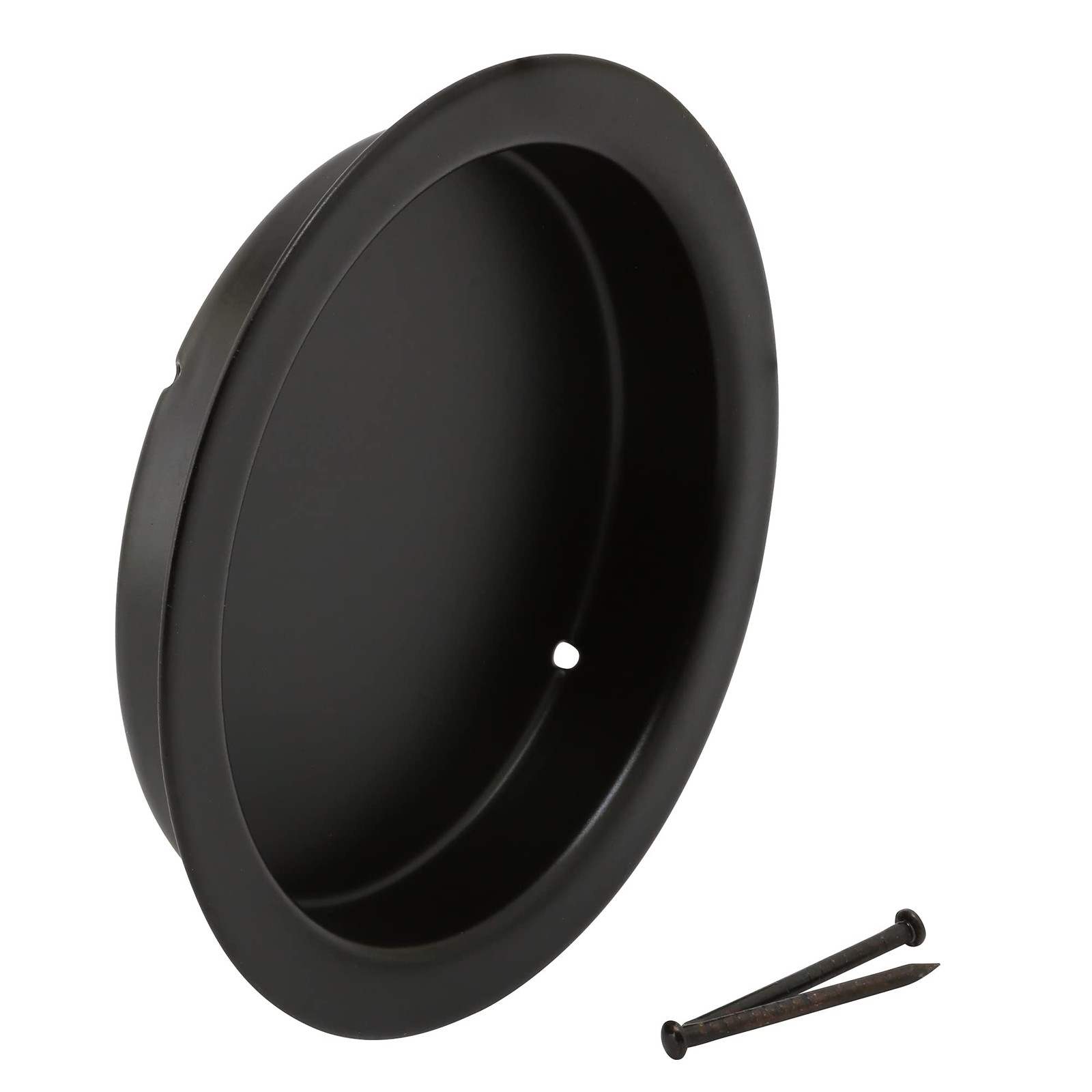 Prime-Line N 7571 Closet Door Finger Pull, 2 In., Matte Black
