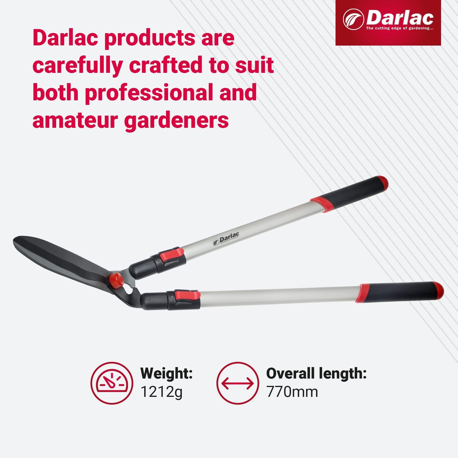 Flip Lock Telescopic Lawn Shear by Darlac - Single, Classic