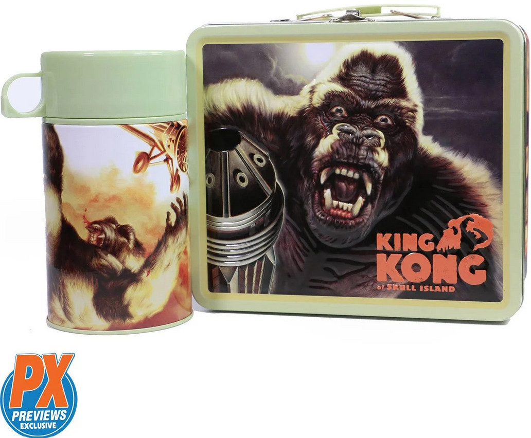 King Kong Tin Titans PX Previews Exclusive Lunch Box Beverage Container