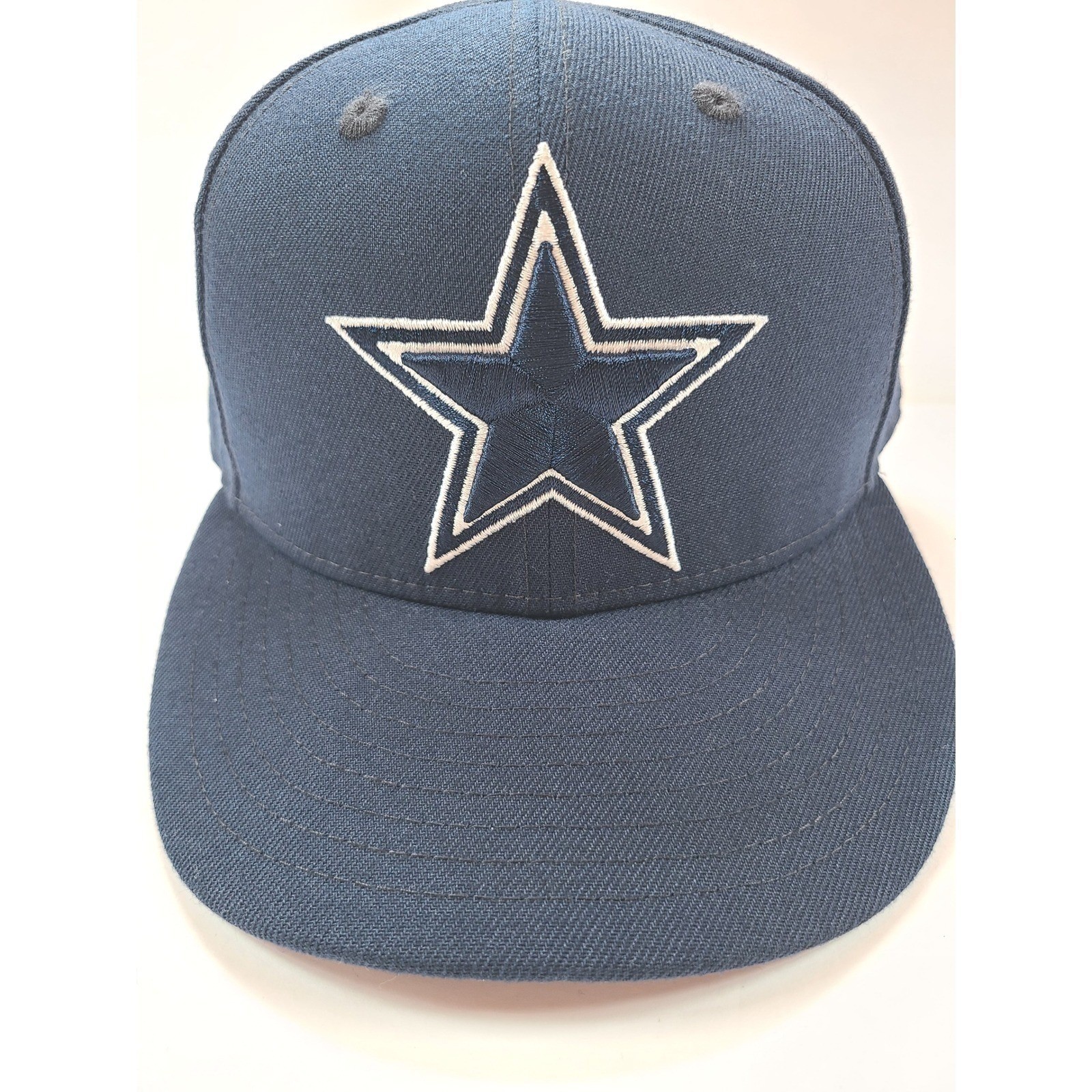 New Era Dallas Cowboys NFL 59FIFTY Fitted Baseball Cap Navy Blue Size 7 3/8