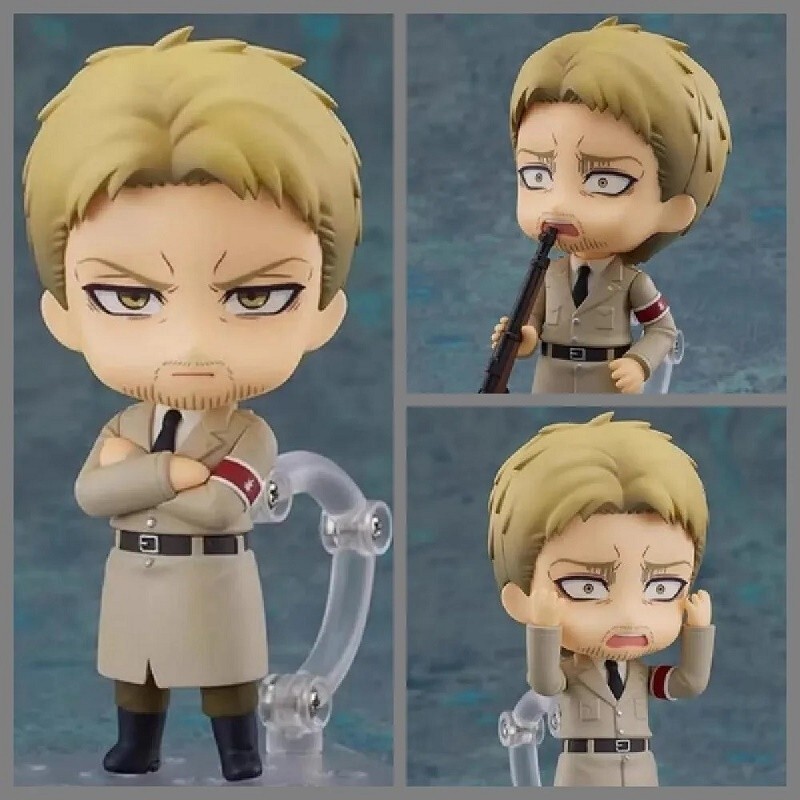 9cm Anime Attack on Titan Reiner Braun Q ver. 1893 PVC Action Figure With Box