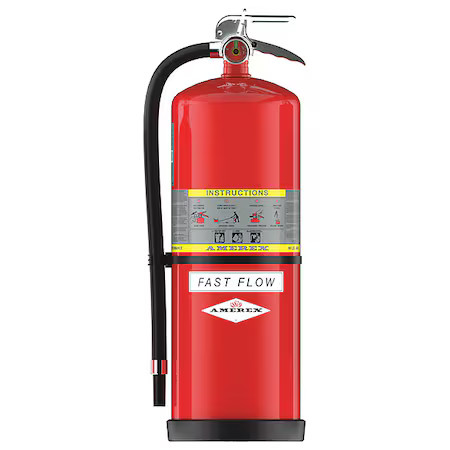 Amerex 792 Fire Extinguisher,  30 Lb Capacity,  Class Abc , Ul Rating4a:40B:C