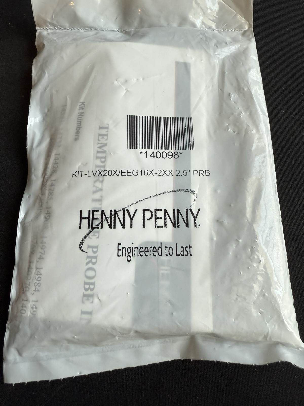 Henny Penny Genuine OEM 140098 Temperature Probe Kit 2.5" LVX20X EEG16X-2XX NEW