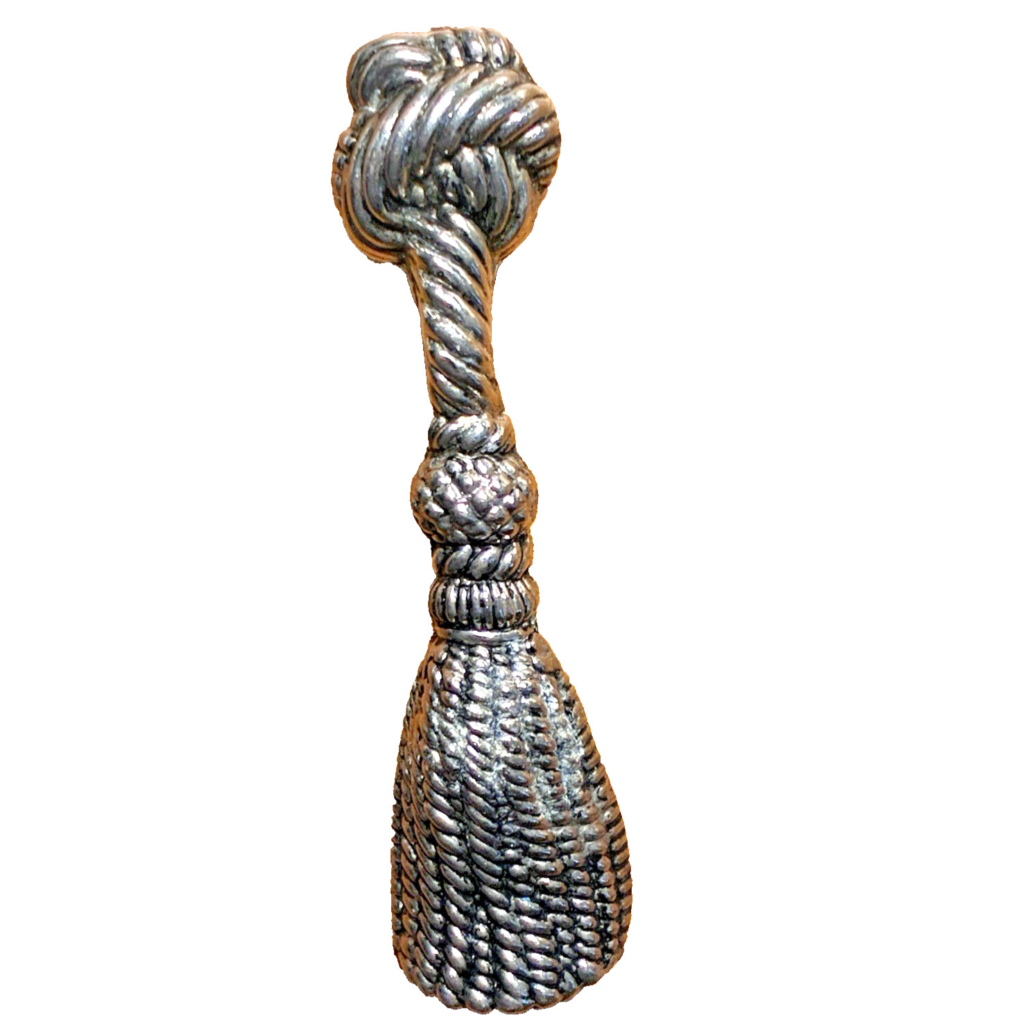 Vtg Elegant Silver Plated Rope Textured 3-Design Barware Metal Bottle Opener