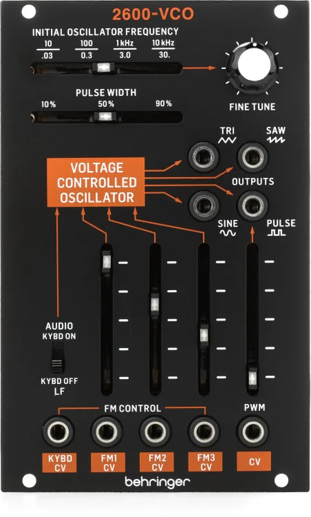 Behringer 2600-VCO Eurorack Voltage-controlled Oscillator Module