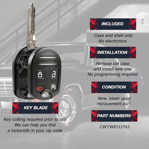 Replacement for 2011-2016 Ford F150 Explorer Lincoln Navigator 4-Button One