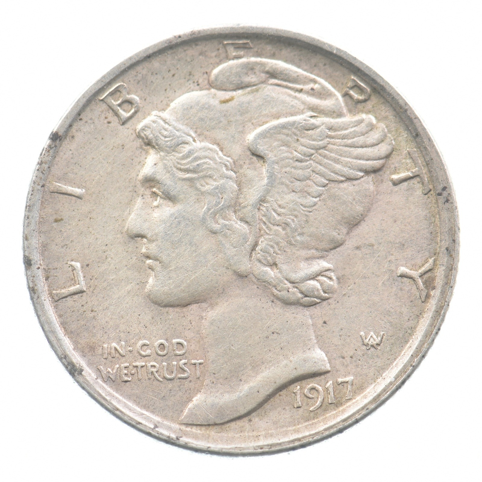 1917-S Mercury Dime *0365