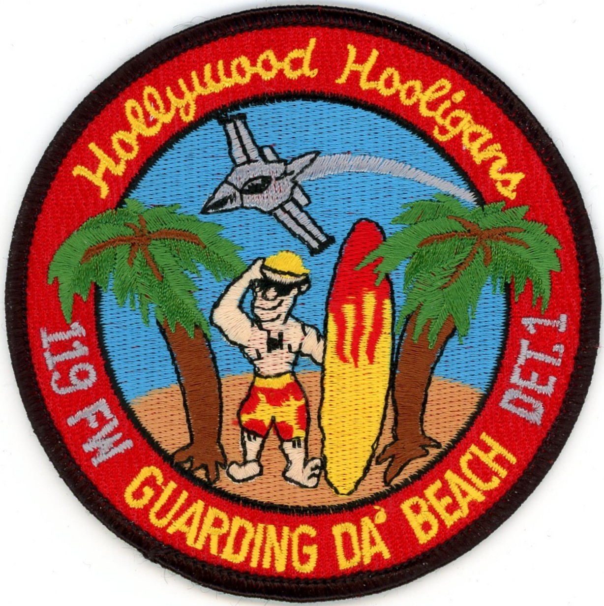 US Air Force Patch:  119th Fighter Wing Detachment 1