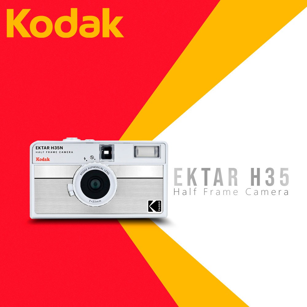 KODAK EKTAR H35N Half Frame Film Camera (Silver)
