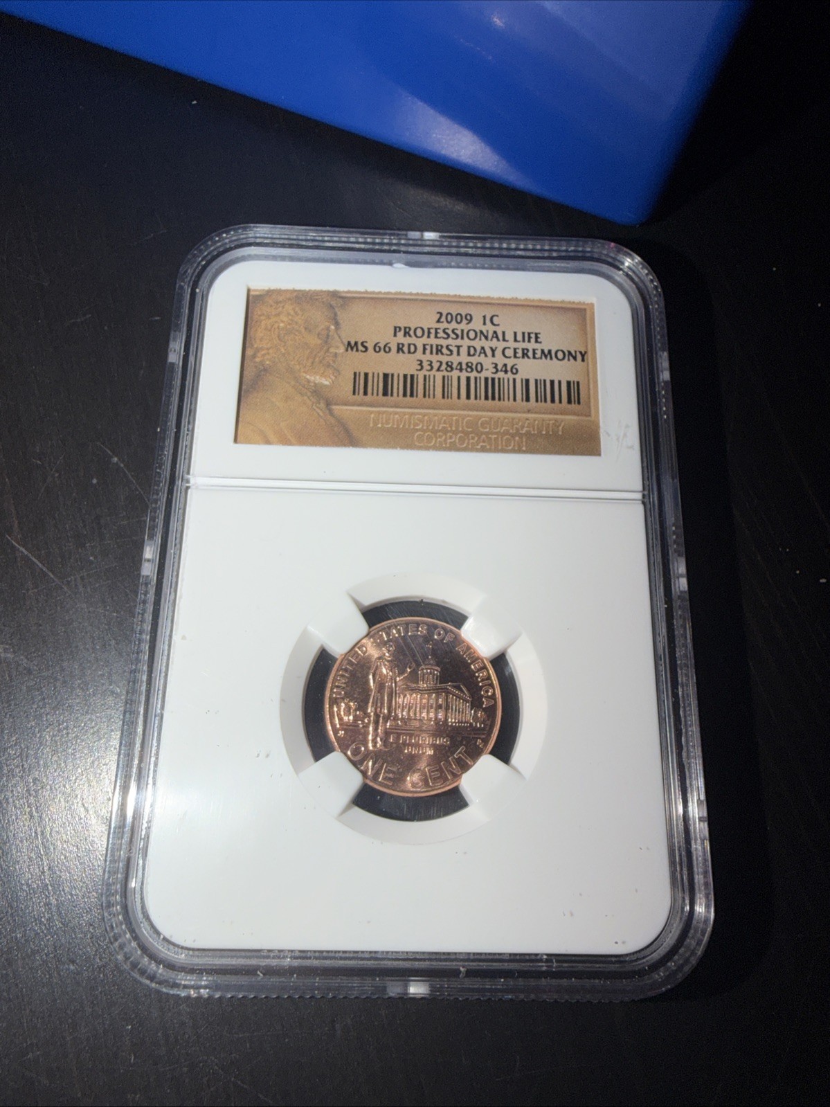 2009 Lincoln Bicentennial Cent / Birth & Early Childhood, Log Cabin NGC MS66 FDI