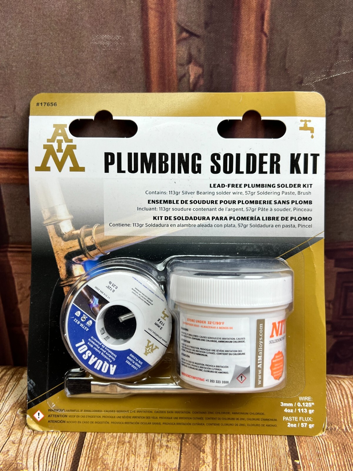 AIM Plumbing Solder Kit 17656 new in package