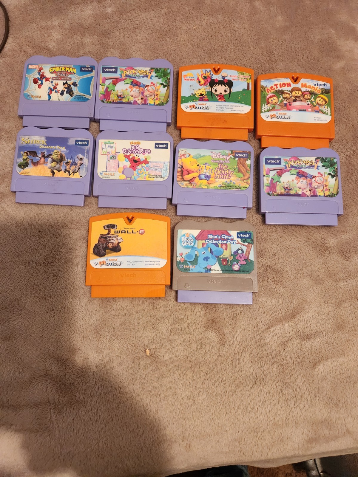 Lot Of 10 Vtech Games