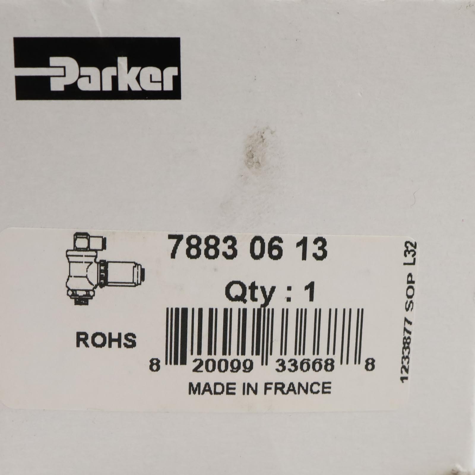 Parker Stop Fitting / Throttle Valve 7883 06 13 Original Box