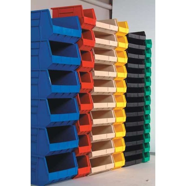 Quantum Storage Systems Qus220gn Hang & Stack Storage Bin, Polypropylene,