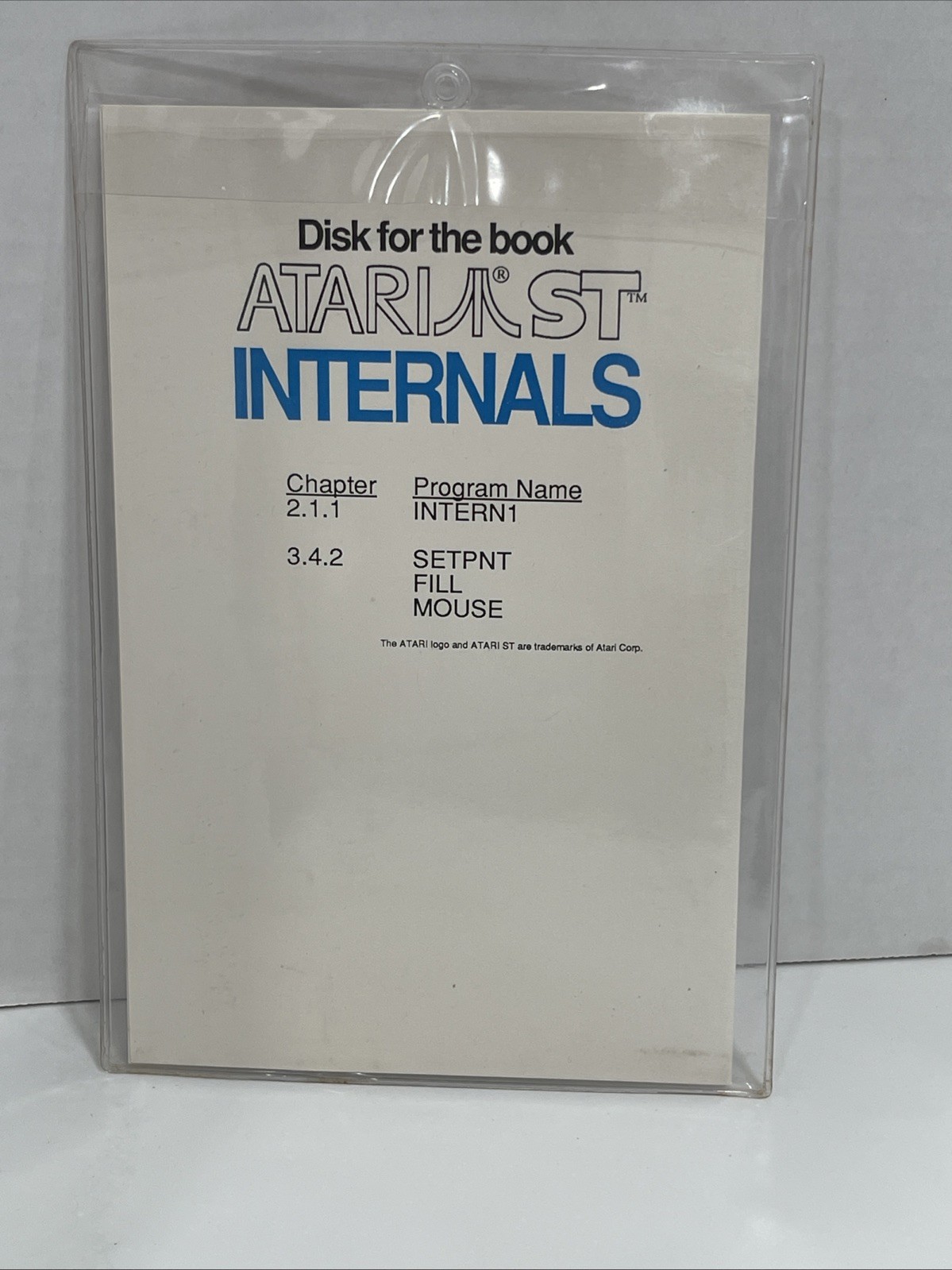 Atari ST Internals Disk Abacus Vintage Computer Software NEW (Other)