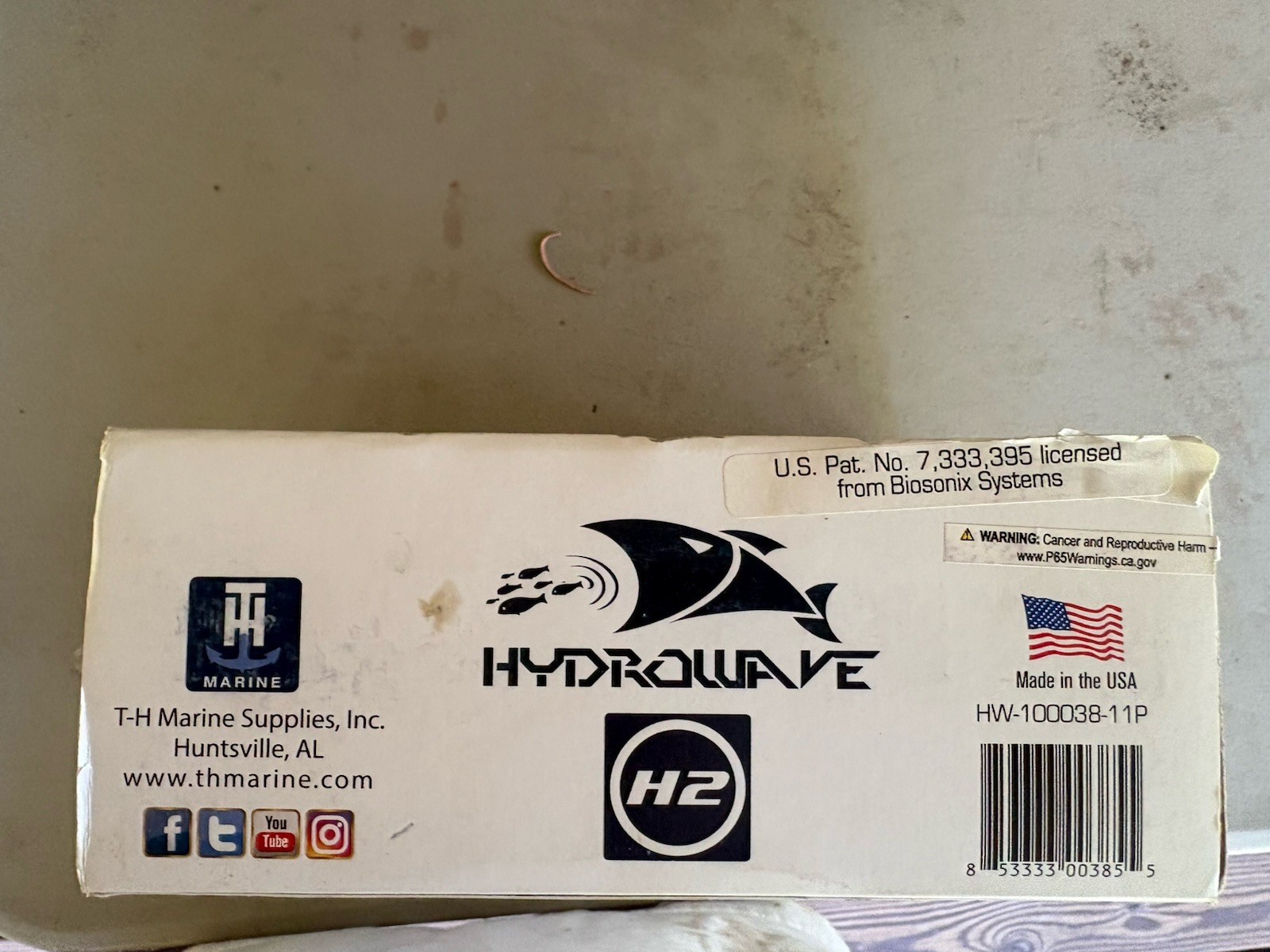 TH Marine H2 Hydro Wave Electronic Feeding Stimulator.New In Box Never Used