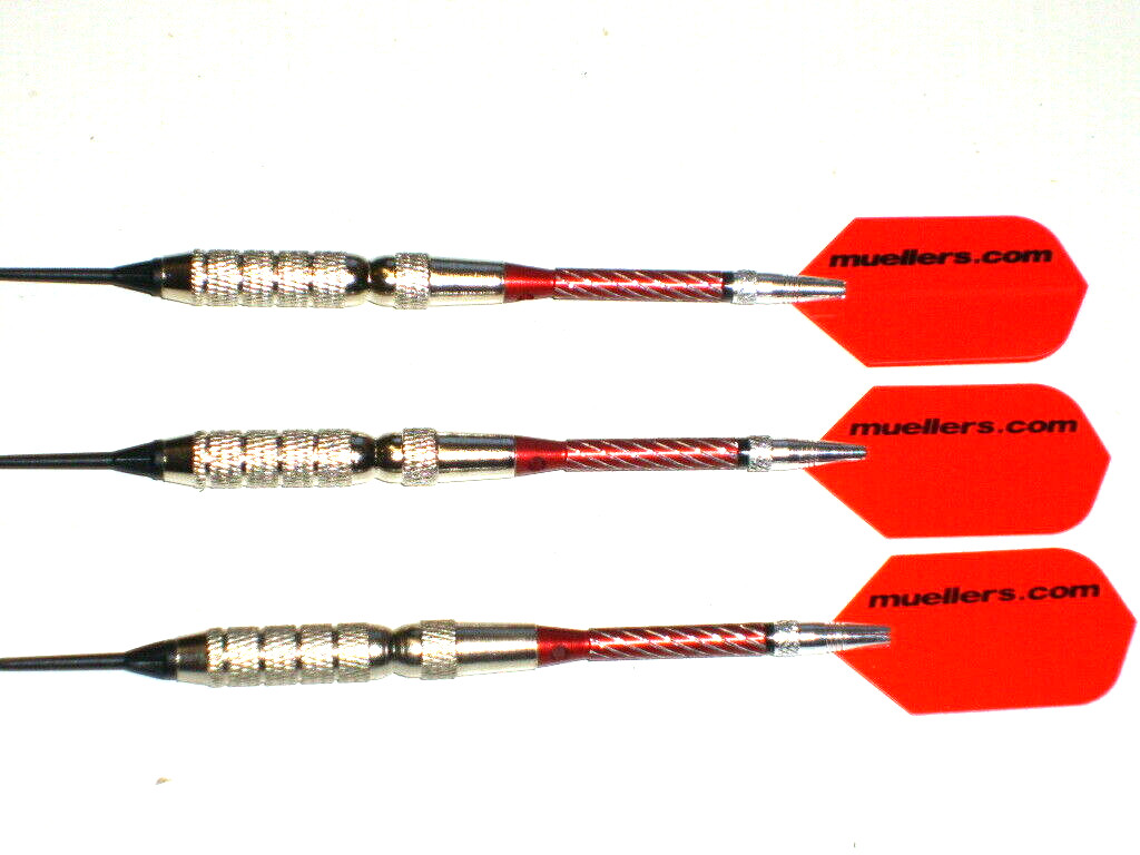 Soft Tip Darts New, 16 Gram Plated, Aluminum Spinning Shafts #3119