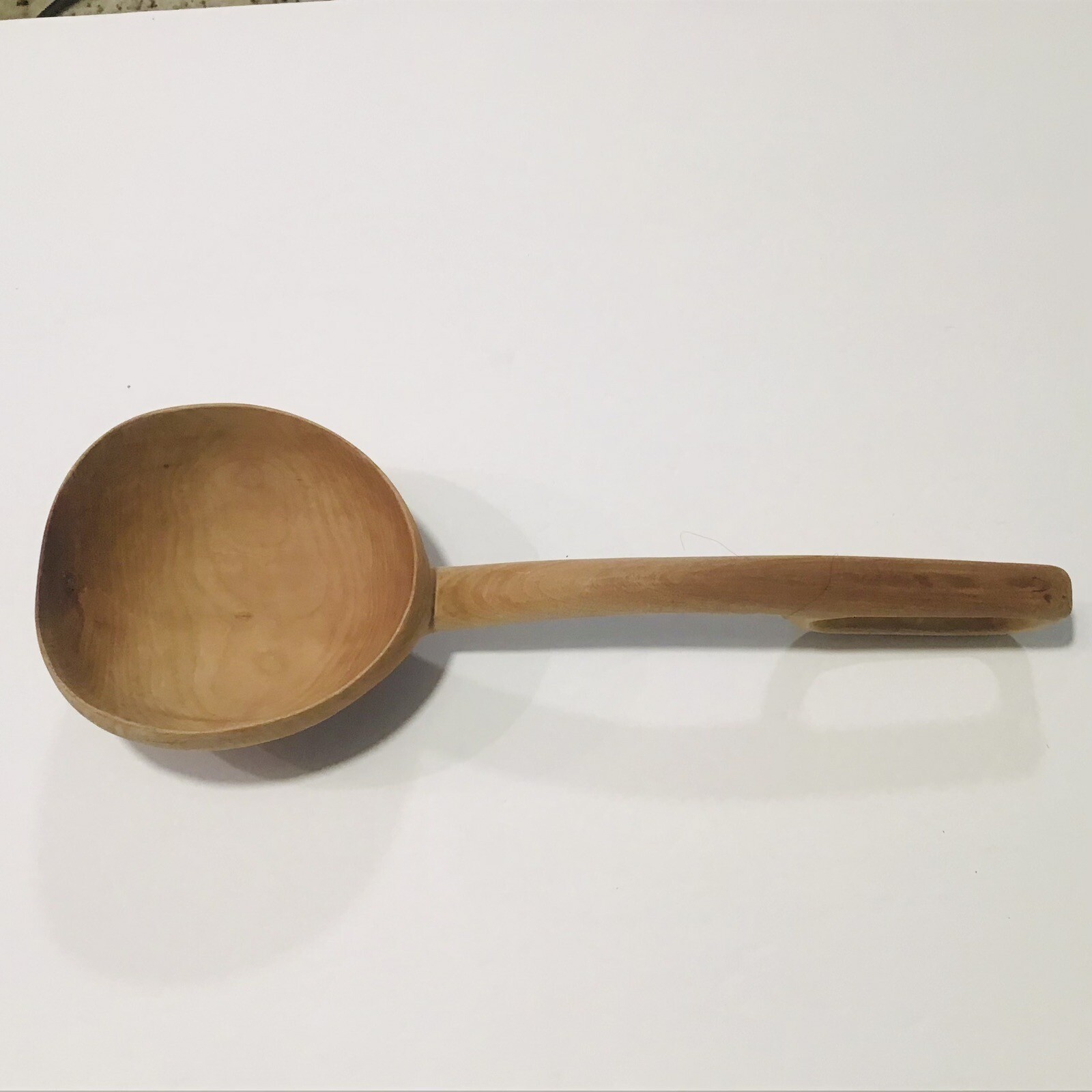 Large Wood scoop ladle spoon