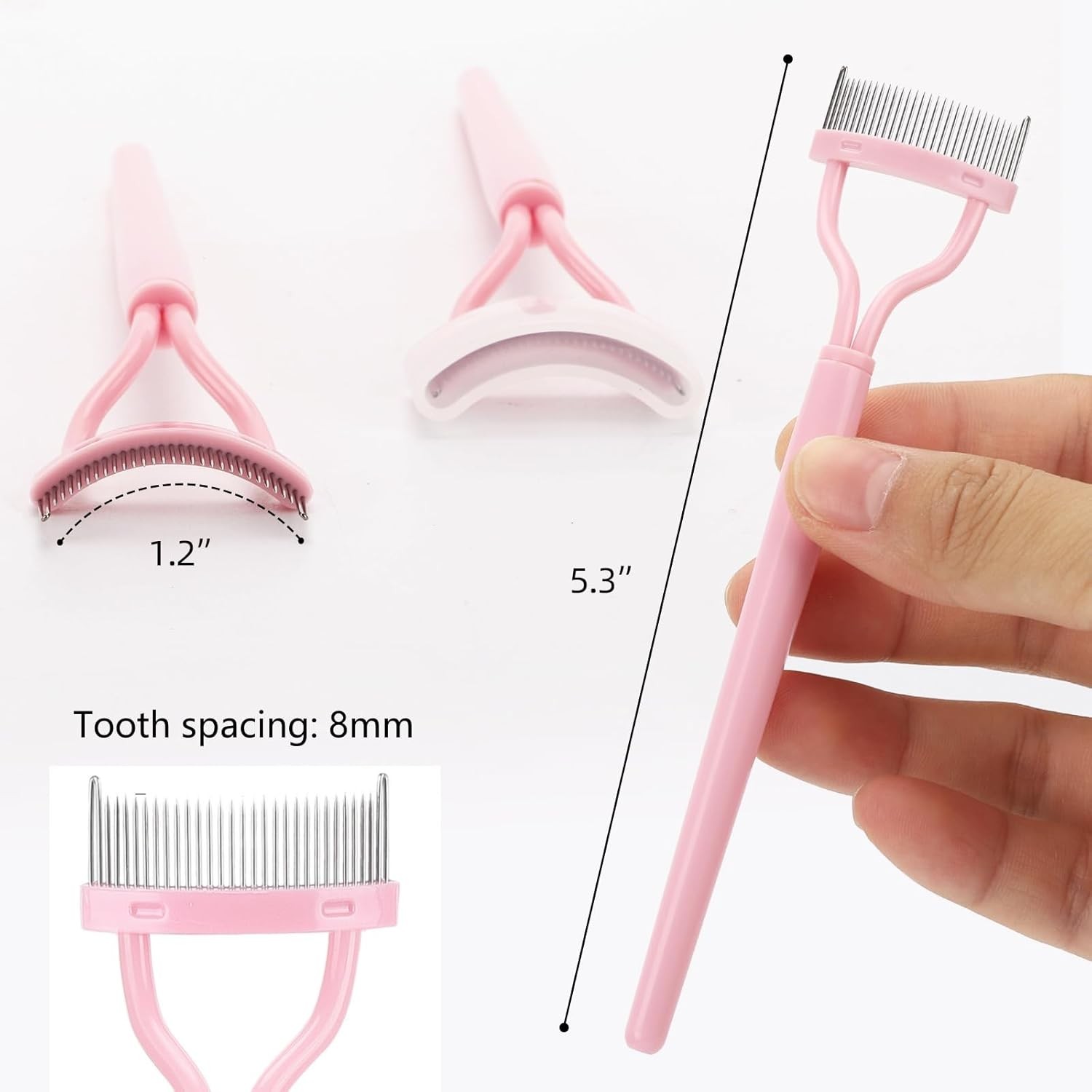 2 Pcs Eyelash Separator Tool Mascara Brushes Eyelash Comb Separator Definer Lash