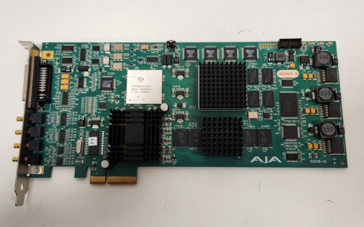 AJA KONA3X-RSTK-01 PCI-X Video Capture Card for Mac OSX #0309