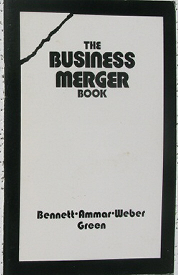 BUSINESS MERGER By DOUG BENNETT - T&R BUSINESS CARD GIMMICK & BOOK