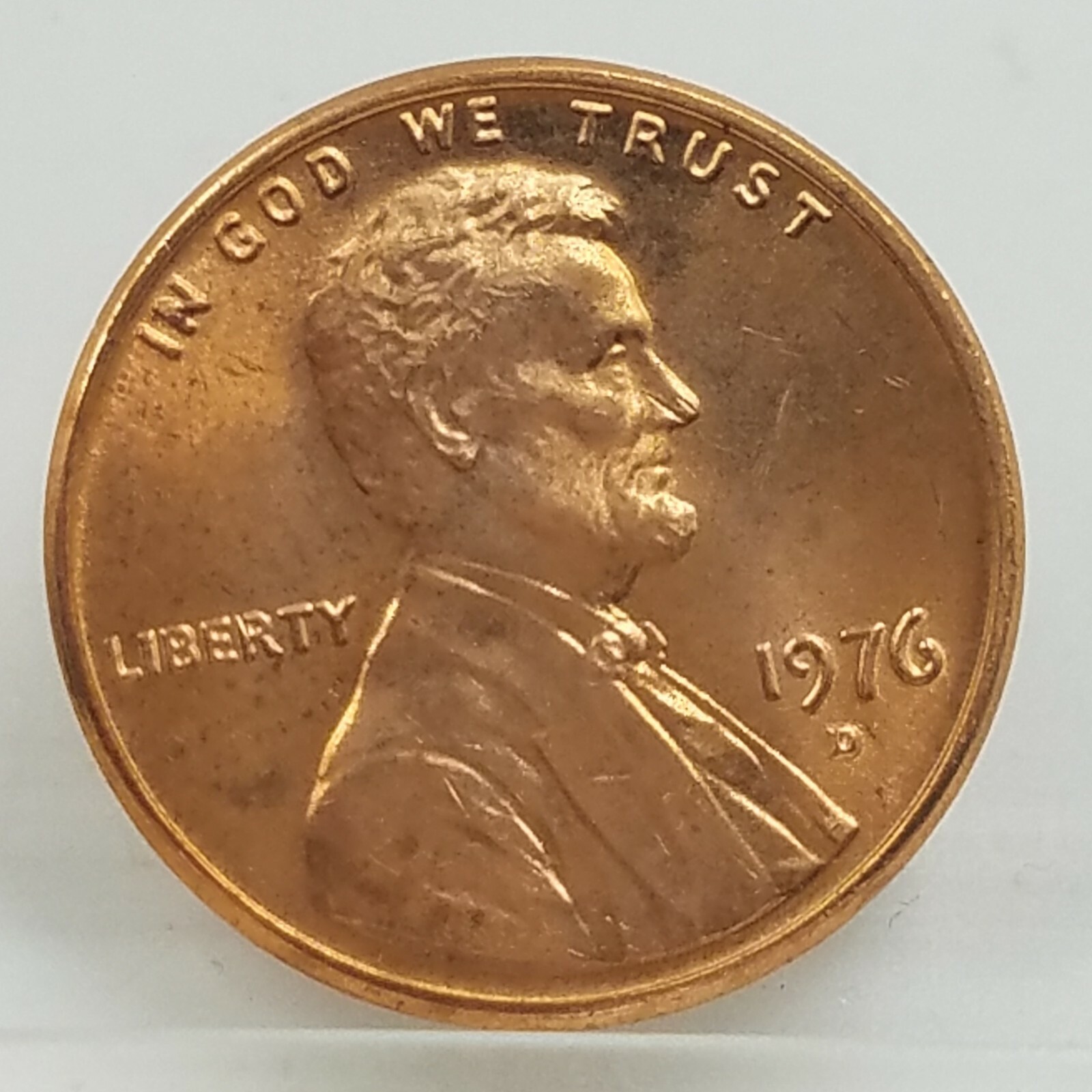 1976 D Lincoln Cent / Penny | BU Copper 1 c | Memorial | RED