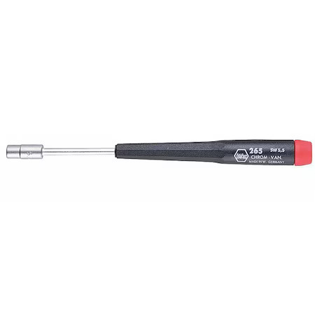 Wiha 26525 Precision Nut Driver, Metric, 2.5Mm