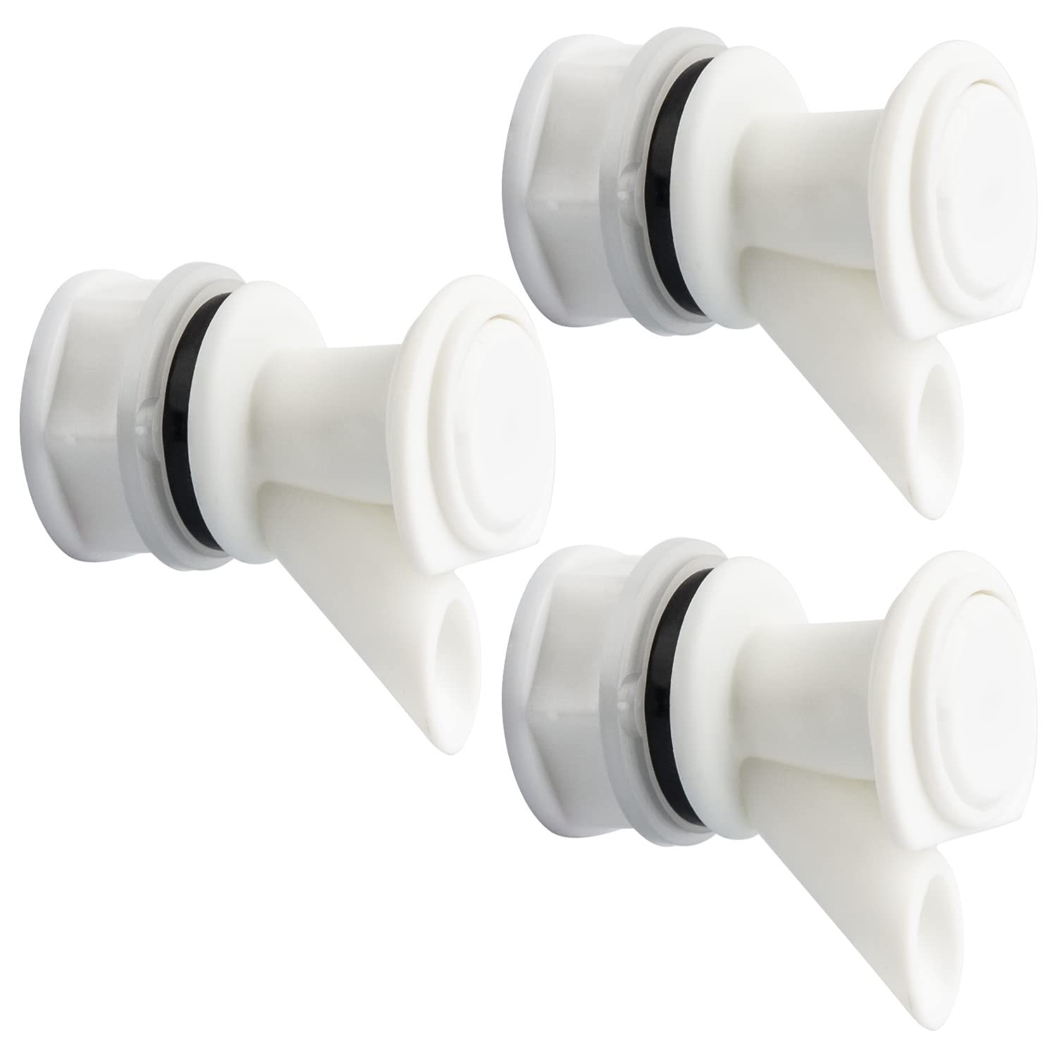 3 Pack Push Button Cooler Spigot Replacement for Igloo 2-10 Gallon Water Cooler