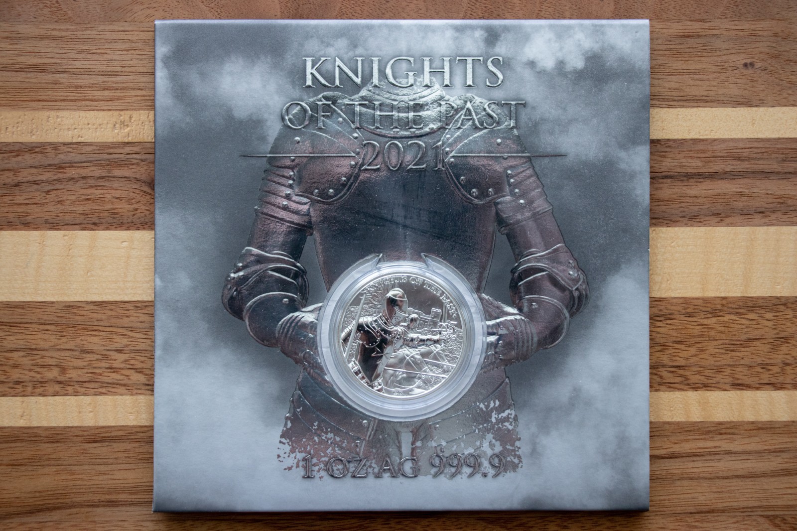 2021 Knights of the Past 5 Euro 1 oz Silver BU .9999 Coin Germania Mint