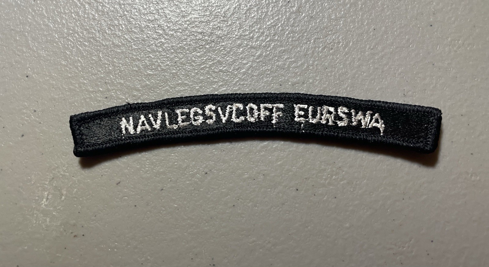 U.S. Navy NAVLEGSVCOFF Legal Office EURSWA Tab Rocker Arc Patch #040525-12